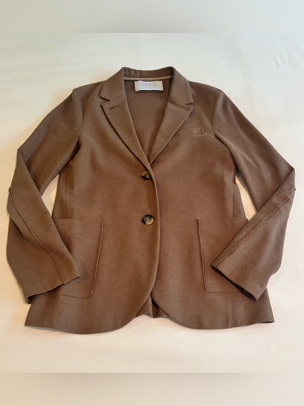 Harris Wharf London Lightweight Pique Textured Blazer